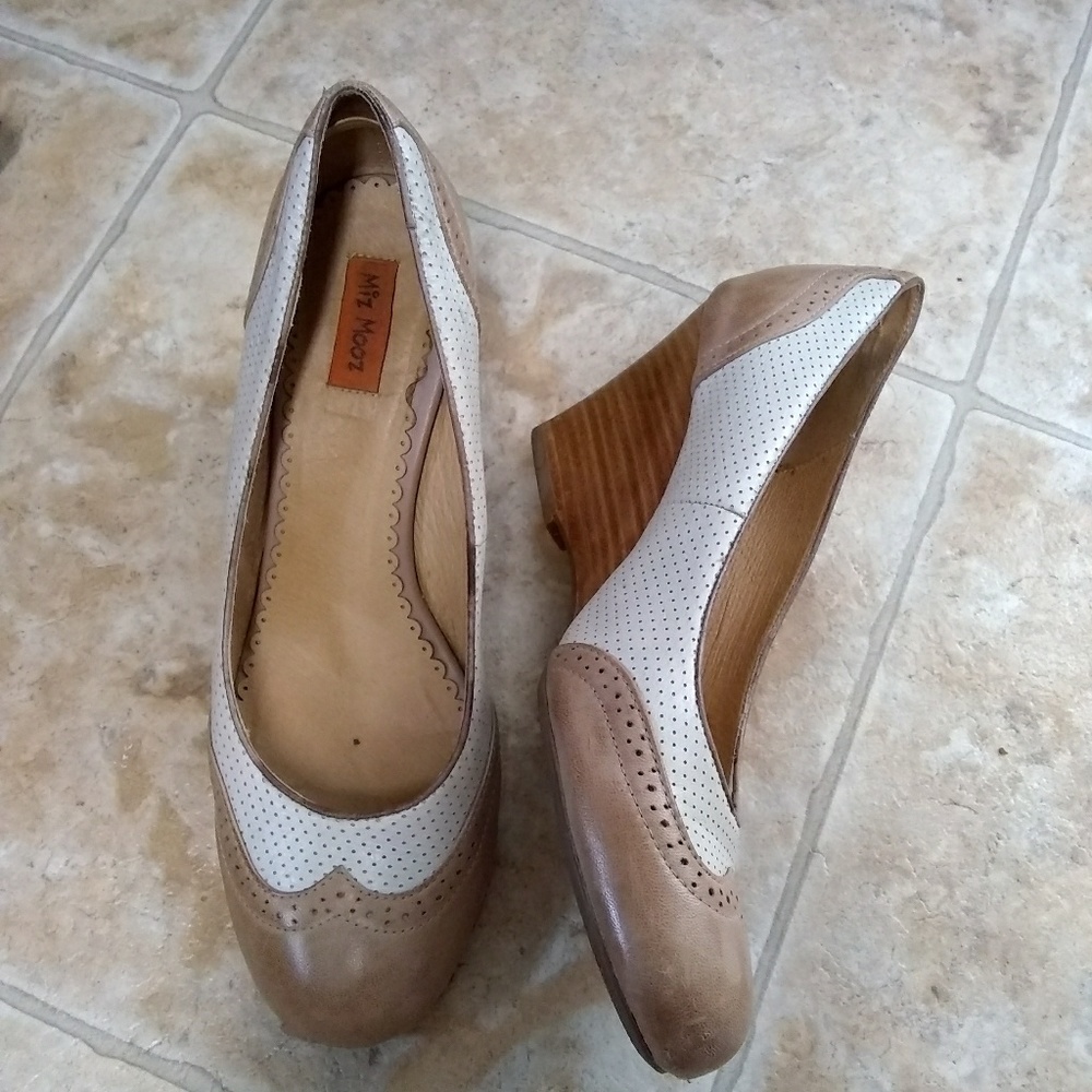 Miz Mooz Saddle Shoe Wedges
